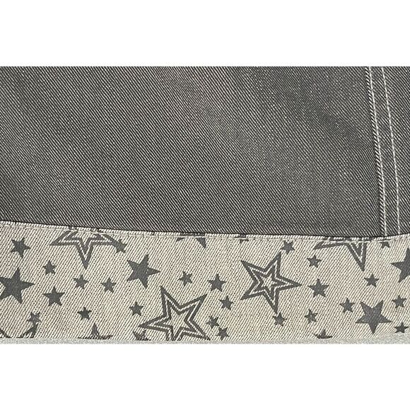 Goelia‎ VINTAGE STYLE DENIM JEAN STARS MINI SKIRT M - Picture 2 of 3